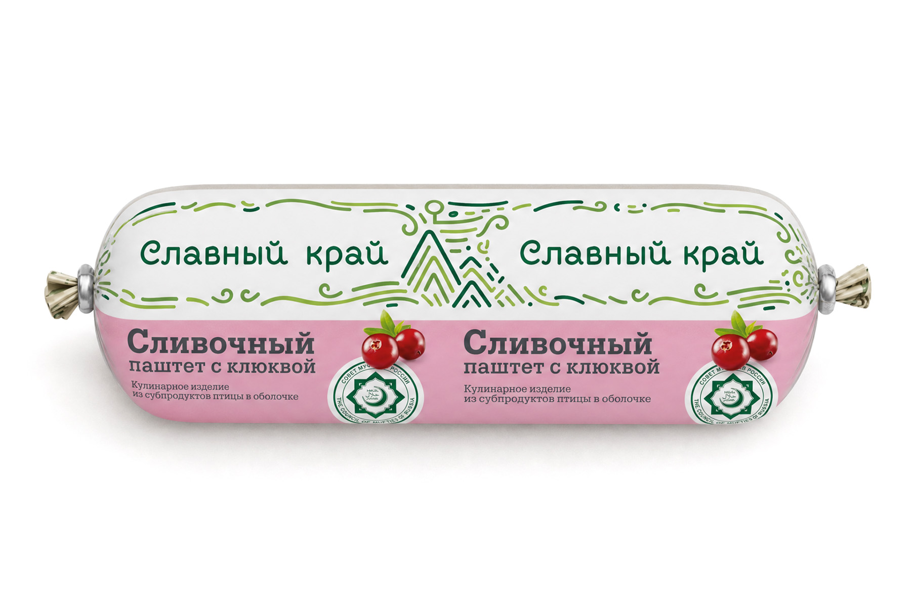 ПАШТЕТ ПЕЧЕНОЧНЫЙ "СЛИВОЧНЫЙ" С КЛЮКВОЙ